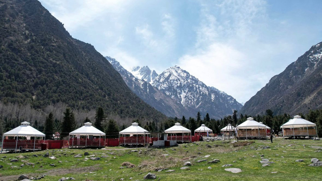 Горы в Кыргызстане.